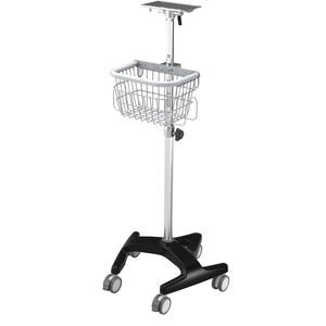 asta portamonitor con rotelle