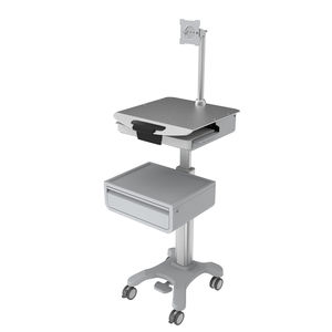 carrello informatico ad altezza regolabile 1