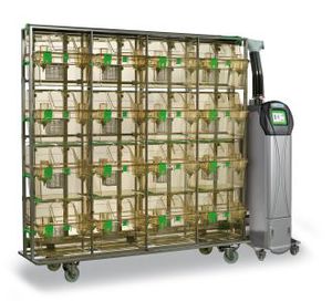 gabbia per sperimentazione animale ventilata