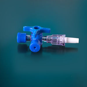 connettore per perfusione con rubinetto