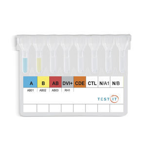 kit di test per determinazione dei gruppi sanguigni