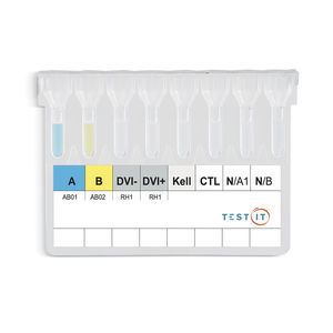 kit di test per determinazione dei gruppi sanguigni