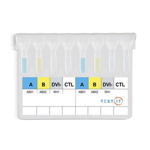 kit di test per determinazione dei gruppi sanguigni