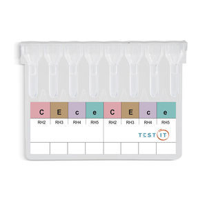 kit di test per determinazione dei gruppi sanguigni