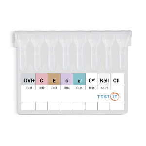 kit di test per determinazione dei gruppi sanguigni