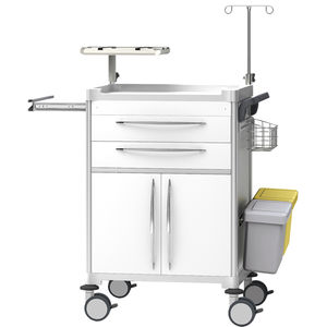 carrello di emergenza / per strumenti / per dispositivi medici / per farmaci