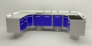 postazione di lavoro per laboratorio odontotecnico
