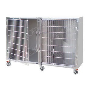 gabbia veterinaria 2 scomparti 1