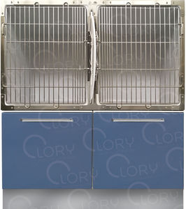 gabbia veterinaria 2 scomparti 1