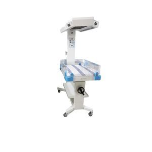 tavolo di rianimazione neonatale con lampada per fototerapia 1
