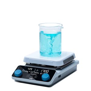 agitatore di laboratorio con piastra riscaldante