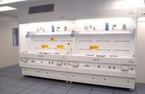 banco da laboratorio umido