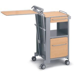 comodino con tavolino servitore integrato