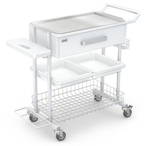 carrello multifunzione / per strumenti / in acciaio inossidabile
