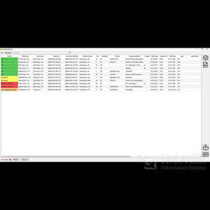 software di monitoraggio di dosi di radiazioni