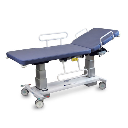 Lettino da visita per ecografia - ECHO-FLEX 5002  - IBIOM Instruments - elettrico / ad altezza regolabile / con schienale regolabile