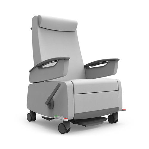 Poltrona manuale per trattamenti clinici - IBIOM Instruments - a 2 sezioni / con poggiagambe / con poggiapiedi