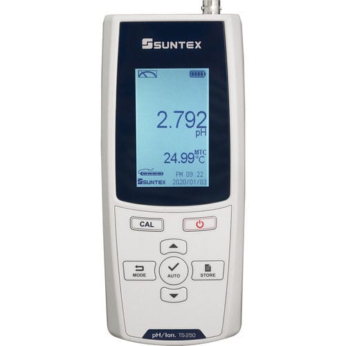 PH-metro da laboratorio - TS-250 - Suntex Instruments - portatile / a tenuta stagna