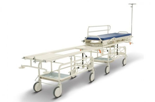 Barella con carrello di trasferimento - M-2 T400 - Medikal 2000 - Trendelenburg / con schienale regolabile / 2 sezioni