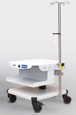 Carrello per trattamenti - Dialysis - Extron / Knurr - con asta portaflebo / modulare