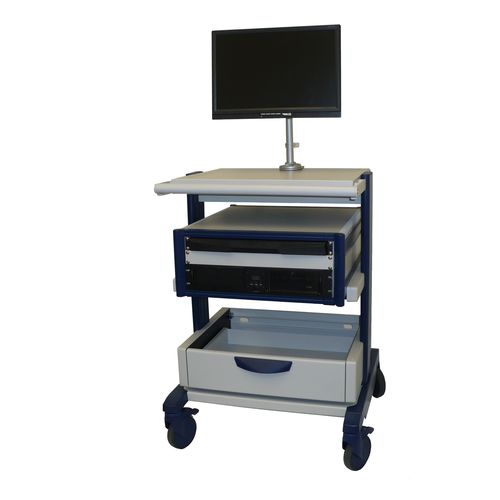 Carrello informatico con cassetti - Dacomobile®  - Extron / Knurr