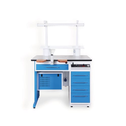 Postazione di lavoro per laboratorio odontotecnico con cassetti - WB series - VeraDenta Dental Mobilya Ltd