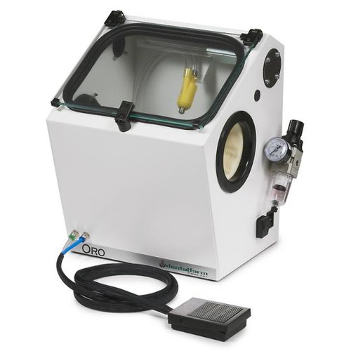 Sabbiatrice manuale - ORO PLUS - Dentalfarm Srl - a pedale / 1 serbatoio
