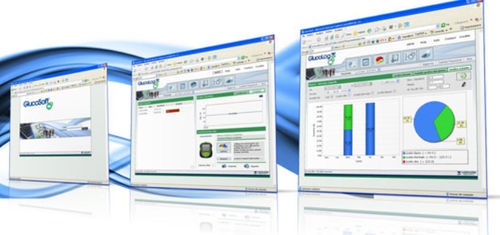 Software di gestione del diabete - GlucoLog - A. Menarini Diagnostics - di telemonitoraggio del diabete / medico / per tablet PC