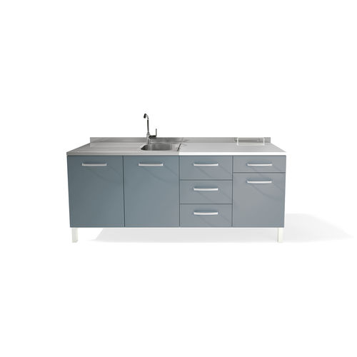 Armadio contenitore - FURNITURE "S" - LORAN - per strumenti odontoiatrici / per ospedale / con lavandino