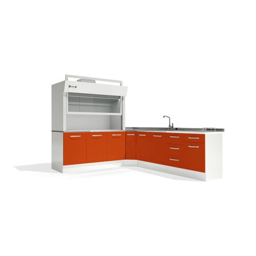 Armadio contenitore - FURNITURE "B" - LORAN - per strumenti odontoiatrici / per ospedale / con sportello