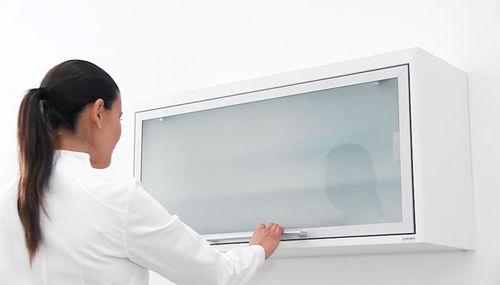 Armadio contenitore - P2Z - LORAN - per strumenti odontoiatrici / per ospedale / con ripiano