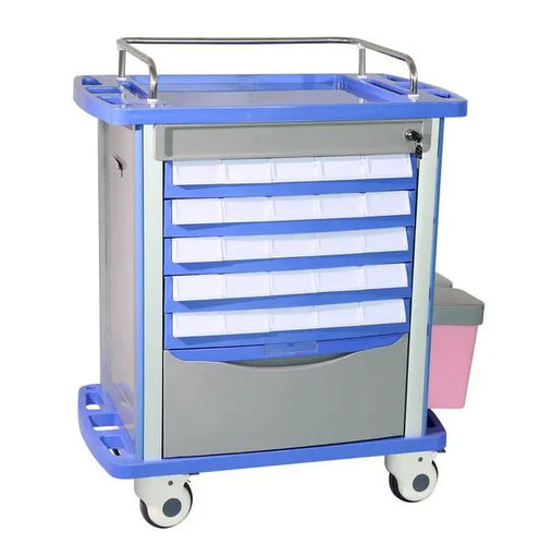 Carrello medico - PX-TC834 - Pinxing Medical Equipment - per farmaci / con cassetti / con cestello