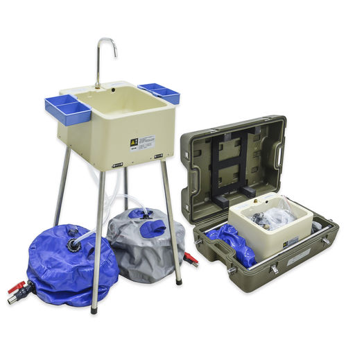 Lavandino chirurgico 1 postazione - PX2019 - Pinxing Medical Equipment - in acciaio inossidabile / comando elettronico