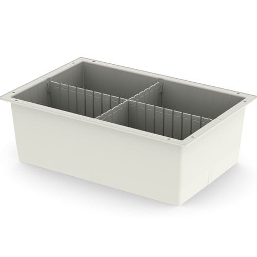 Vassoio medico - 20X40X60 cm ABD Modular ISO System - Pegasus Medical Concepts - in ABS / modulare