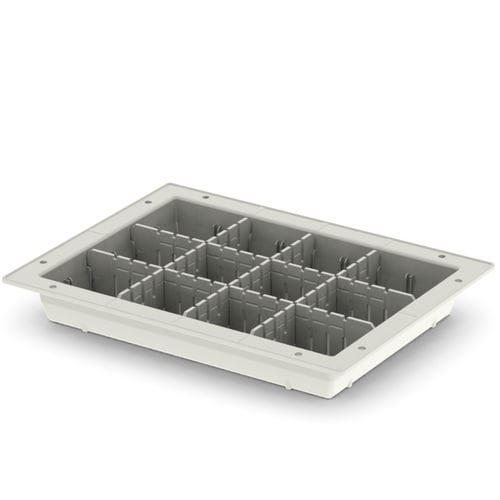 Vassoio medico - Modular Iso System - ABS Tray 5X30X40cm - Pegasus Medical Concepts - in ABS / modulare