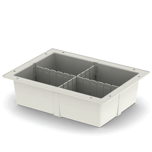 Vassoio medico - 10X30X40cm - ABS Tray - Modular Iso System  - Pegasus Medical Concepts - in ABS / modulare