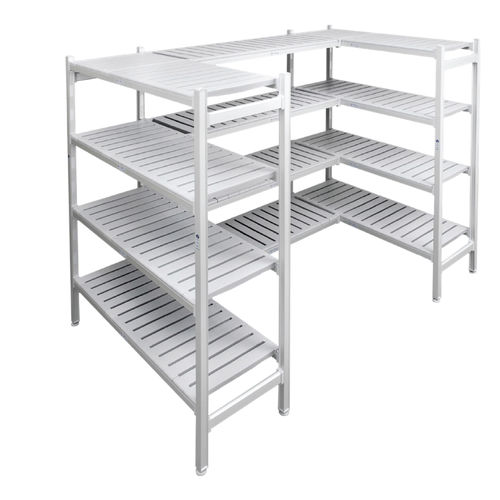 Scaffalatura modulare - TOP SALUS U - Pegasus Medical Concepts - per container / per cestelli / per farmacia