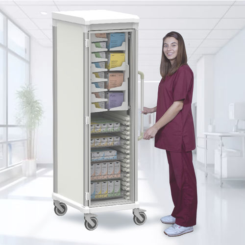 Carrello per sutura - Dual-access - Pegasus Medical Concepts - medico / per chirurgia / per materiale sterile
