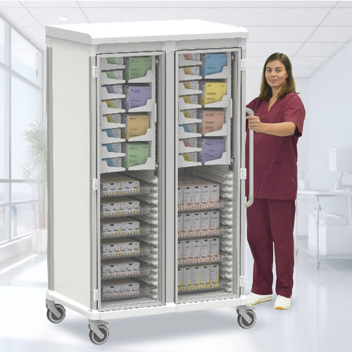 Carrello per sutura - Two Columns Dual-access - Pegasus Medical Concepts - medico / per chirurgia / per strumenti