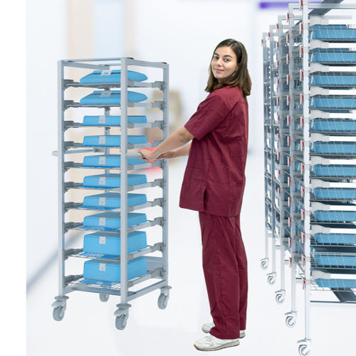Carrello di sterilizzazione - Hygieia - Pegasus Medical Concepts - di stoccaggio / multifunzione / in acciaio inossidabile