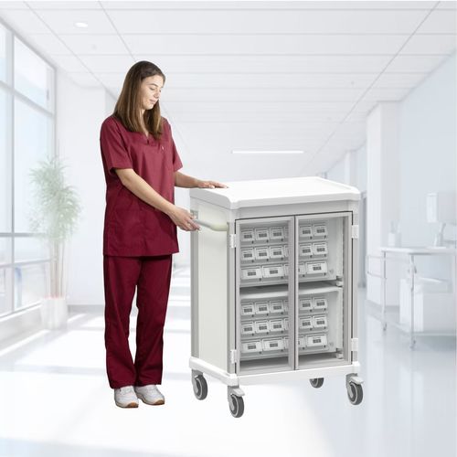 Carrello medico - Pegasus Medical Concepts - ospedaliero / per farmaci / di distribuzione di farmaci