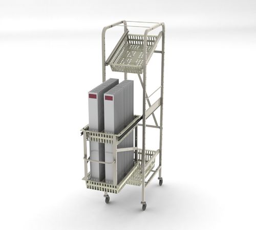 Carrello di trasporto - Pegasus Medical Concepts - con ripiano / con struttura aperta