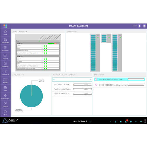 Software di gestione - ARCON™ - Azenta life sciences - di controllo / di sicurezza / con sistema di tracciatura