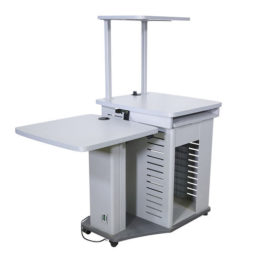 Tavolo oftalmico elettrico - Tavola OCT Due - US Ophthalmic - ad altezza regolabile / con rotelle