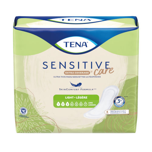 Assorbente igienico esterno per donna - Extra Coverage - TENA - traspirante / scatola da 24 pezzi