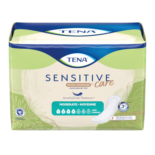 Assorbente igienico esterno per donna - Extra Coverage™ - TENA - traspirante / scatola da 60 pezzi
