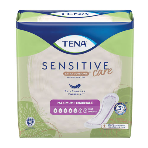Assorbente igienico esterno per donna - Care Extra Coverage™ - TENA - traspirante / scatola da 60 pezzi