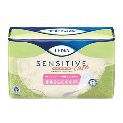Assorbente igienico esterno per donna - EXTRA COVERAGE VERY LIGHT - TENA - scatola da 50