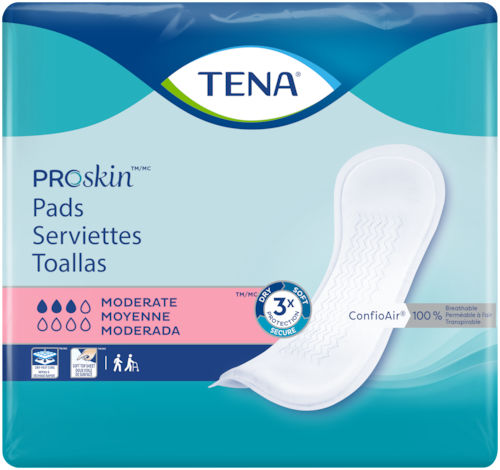Assorbente igienico esterno per donna - PROSKIN MODERATE - TENA - traspirante