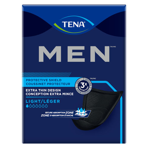 Assorbente igienico esterno per uomo - Men™ Protective Shield Light - TENA - scatola da 14